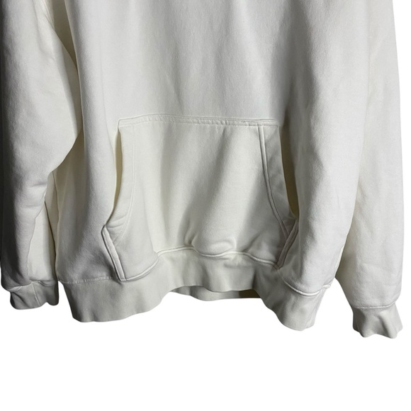 H&M Men's White Oversized Fit Hoodie With Motif - Picture 4 of 10